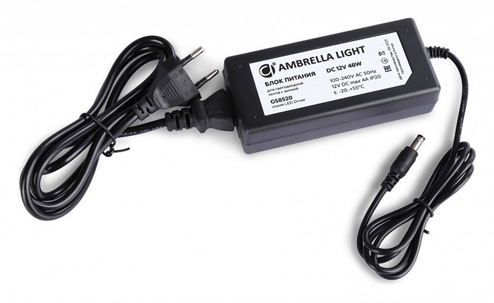 Блок питания с проводом Ambrella Light LED Driver GS8520 - фото 4908112