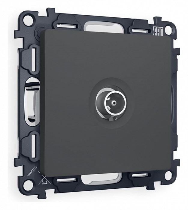 ТВ-розетка оконечная без рамки Ambrella Volt Quant MA913010 - фото 4909412