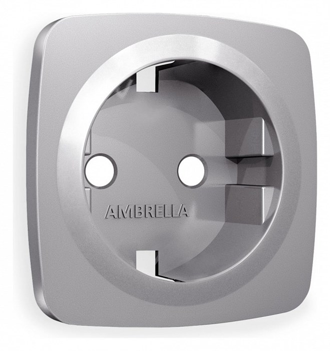 Накладка для розетки с заземлением Ambrella Volt Quant OP5060 - фото 4910602