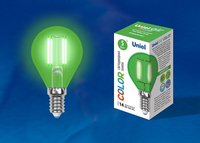 Лампа светодиодная Uniel Air Color E14 5Вт K UL-00002987 - фото 4911276