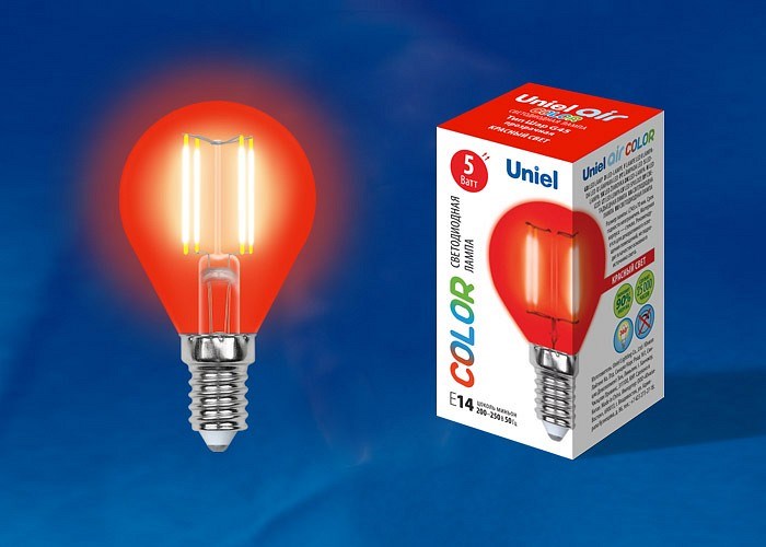 Лампа светодиодная Uniel Air Color E14 5Вт K UL-00002985 - фото 4911278