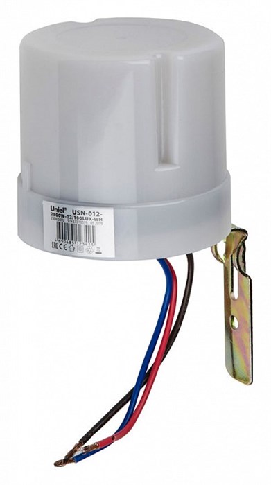 Датчик освещенности Uniel USN-012-2500W-02/100LUX-WH UL-00005840 - фото 4911590