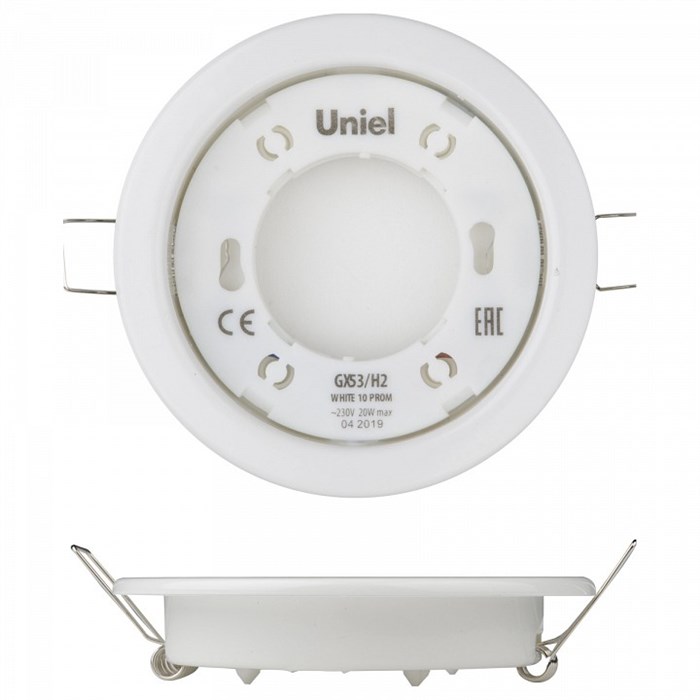 Встраиваемый светильник Uniel GX53-H2 UL-00005051 - фото 4912094