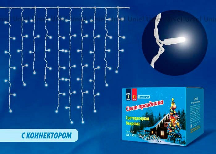Бахрома световая Uniel ULD-B3010-200 UL-00001367 - фото 4912228