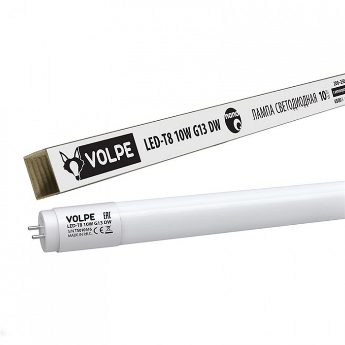 Лампа светодиодная Uniel LED-T8 G13 10Вт 6500K UL-00001455 - фото 4913010