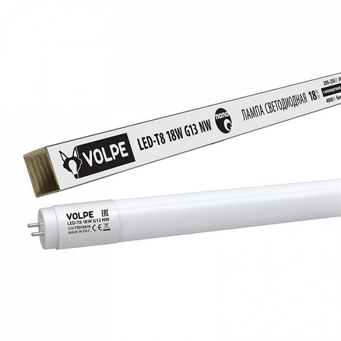 Лампа светодиодная Uniel LED-T8 G13 18Вт 4000K UL-00001456 - фото 4913011