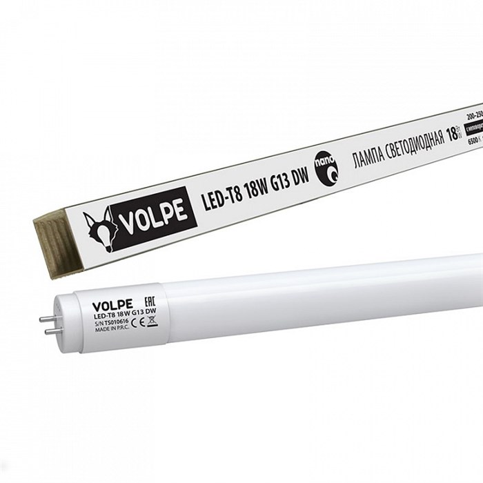 Лампа светодиодная Uniel LED-T8 G13 18Вт 6500K UL-00001457 - фото 4913012