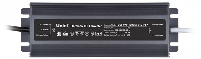 Блок питания с проводом Uniel UET-VAF UL-00009367 - фото 4914093