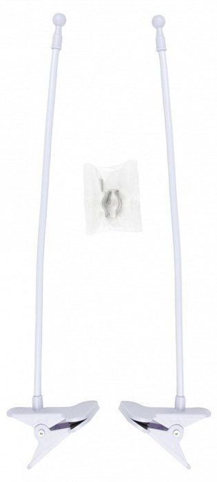 Подставка для цветов Uniel UFP-M02C-450 WHITE POLYBAG SET2 UL-00010111 - фото 4914936