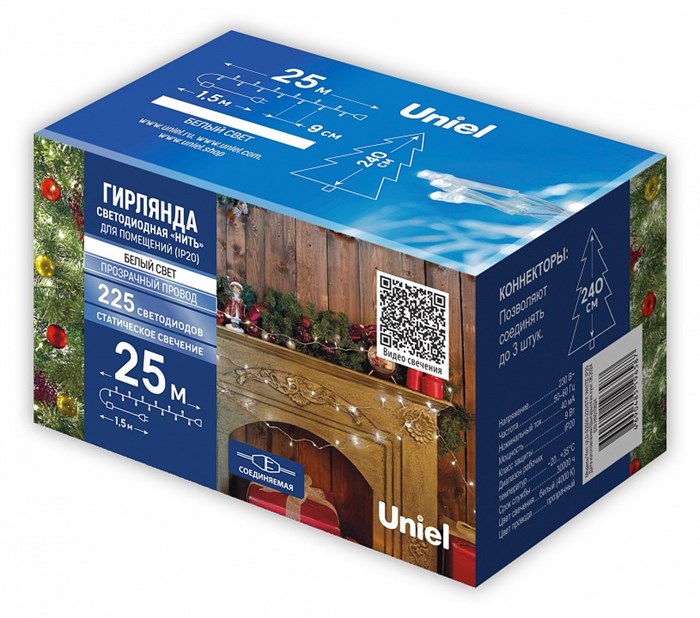 Гирлянда Нить Uniel  UL-00012076 - фото 4916481