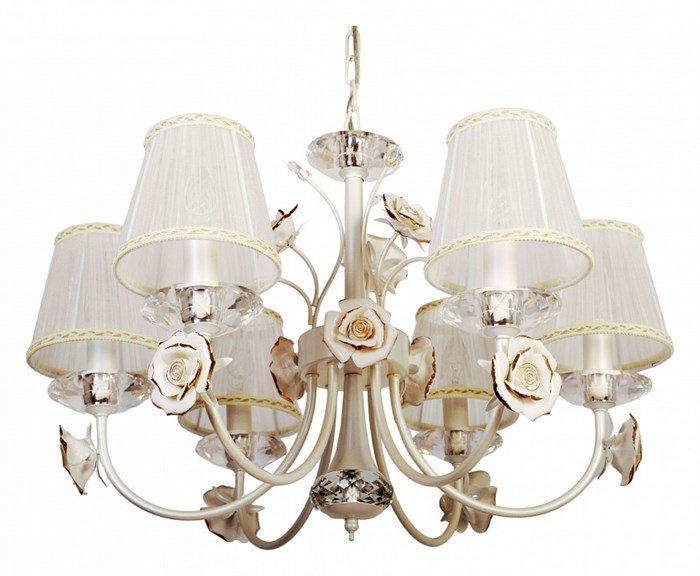 Подвесная люстра Abrasax Annika 2031/6 (cream pearl) - фото 4924722