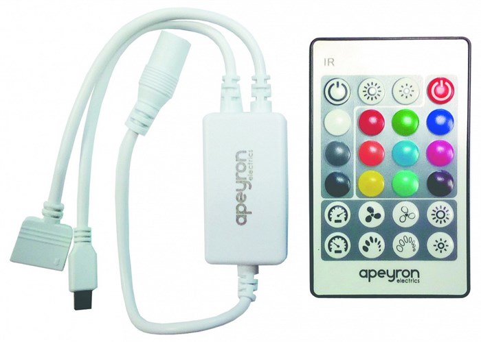 Контроллер-регулятор цвета RGBW с пультом ДУ Apeyron Electrics  04-29 - фото 4927614