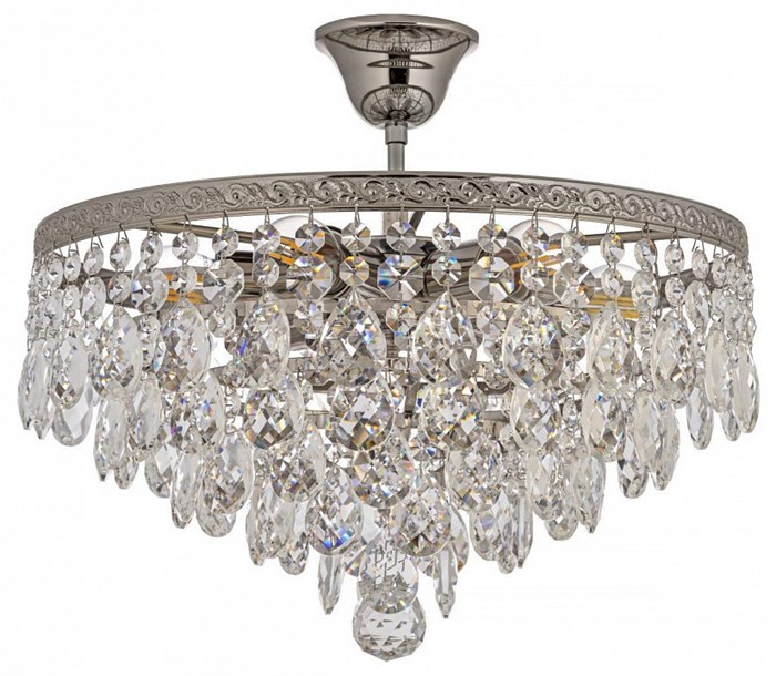 Люстра на штанге Arti Lampadari Castellana Nickel Castellana E 1.3.30.608 N - фото 4930937