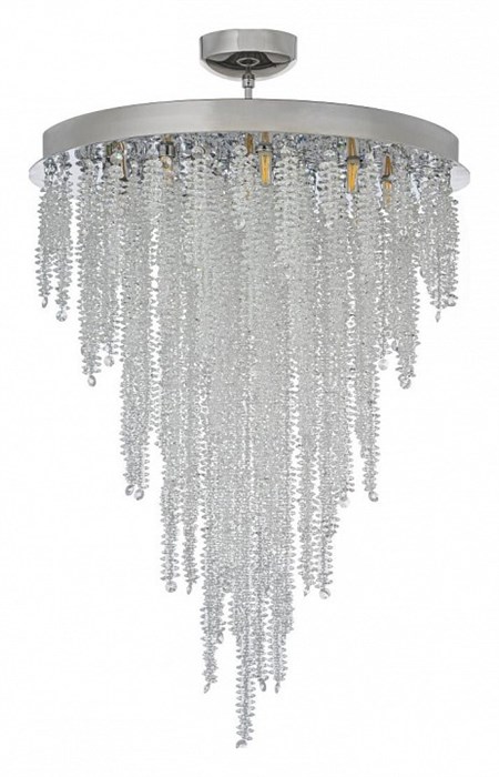 Люстра на штанге Arti Lampadari Flusso Nickel Flusso H 1.4.55.105 N - фото 4931092