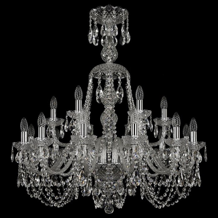 Подвесная люстра Bohemia Art Classic 11.11 11.11.12+6.300.XL-94.Cr.Sp - фото 4932307