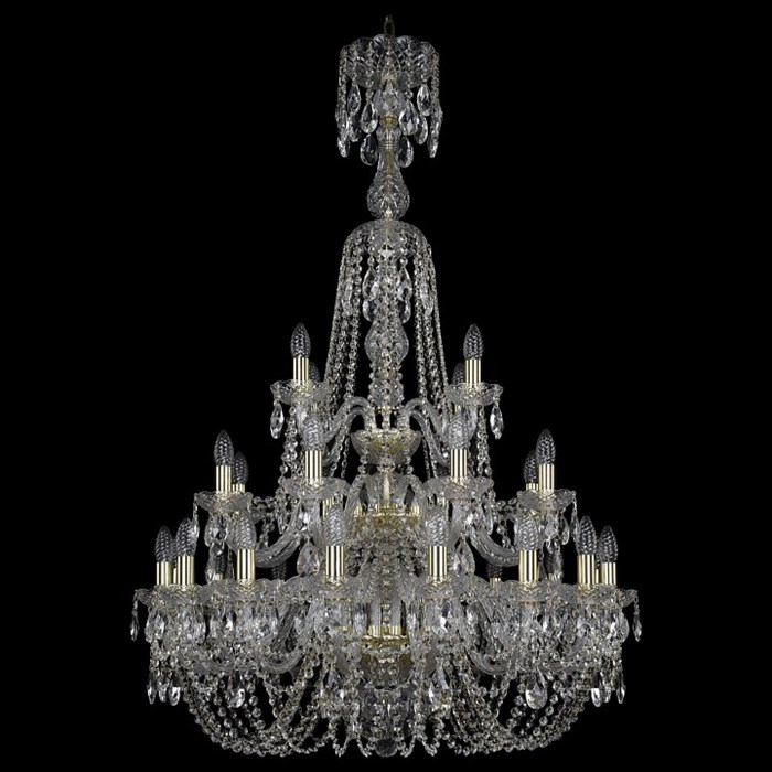 Подвесная люстра Bohemia Art Classic 11.11 11.11.16+8+4.300.3d.XL-128.Gd.Sp - фото 4932327