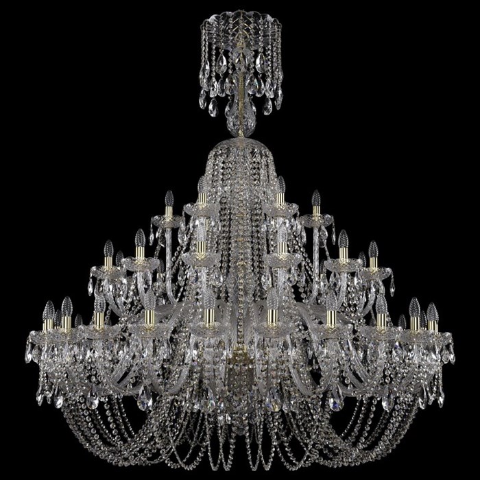 Подвесная люстра Bohemia Art Classic 11.11 11.11.24+12+6.530.XL-160.Gd.Sp - фото 4932367