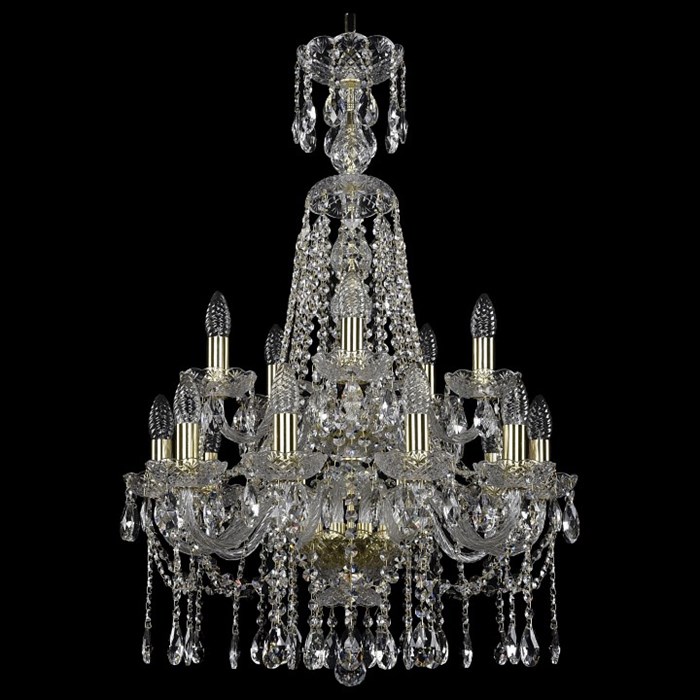 Подвесная люстра Bohemia Art Classic 11.12 11.12.10+5.195.2d.XL-85.Gd.Sp - фото 4932444