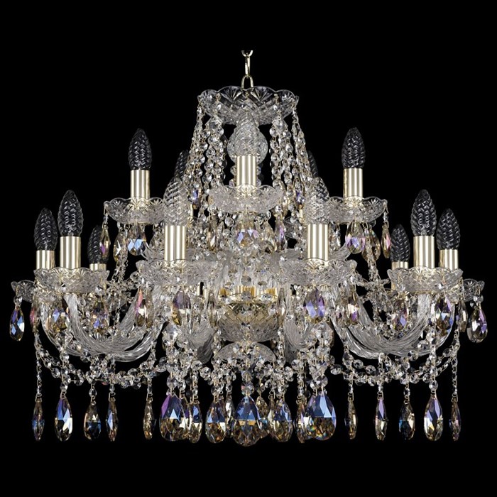 Подвесная люстра Bohemia Art Classic 11.12 11.12.10+5.240.Gd.Sp.K801 - фото 4932457