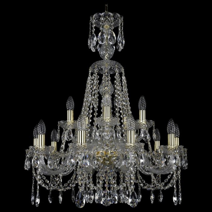 Подвесная люстра Bohemia Art Classic 11.12 11.12.10+5.240.XL-69.Gd.Sp - фото 4932459