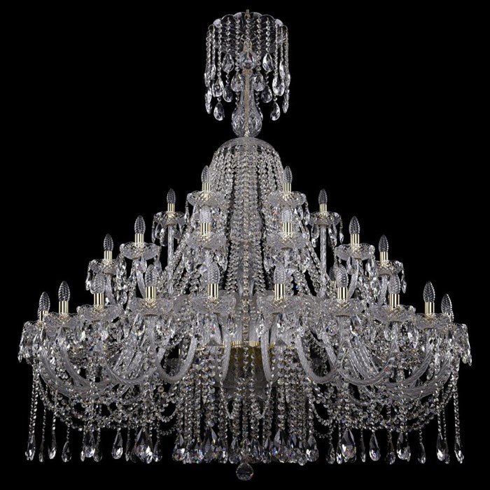 Подвесная люстра Bohemia Art Classic 11.12 11.12.24+12+6.530.XL-164.Gd.Sp - фото 4932551