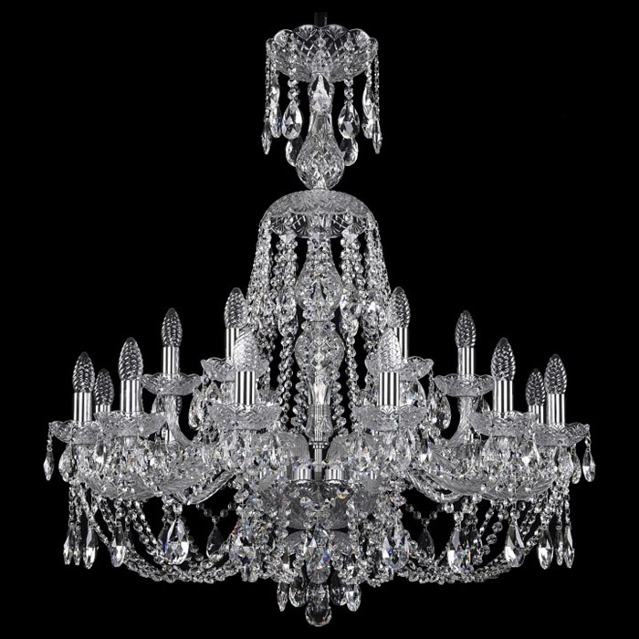 Подвесная люстра Bohemia Art Classic 11.21 11.21.12+6.300.XL-95.Cr.Sp - фото 4932652