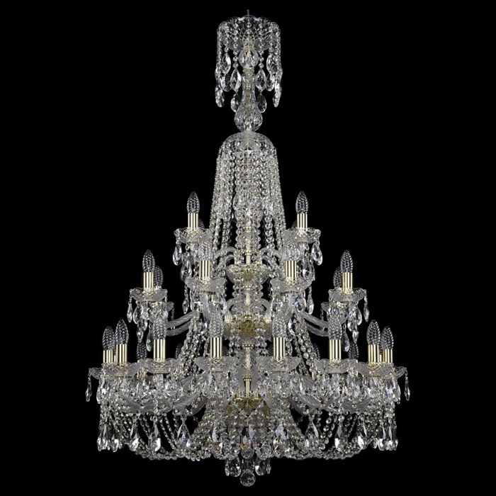 Подвесная люстра Bohemia Art Classic 11.21 11.21.16+8+4.300.3d.XL-130.Gd.Sp - фото 4932678