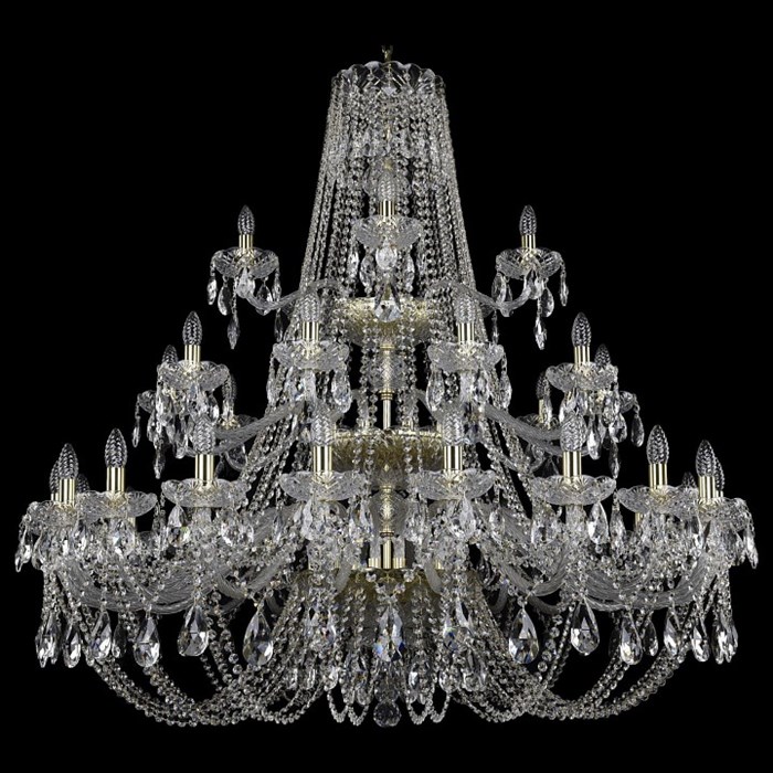 Подвесная люстра Bohemia Art Classic 11.21 11.21.20+10+5.460.3d.Gd.Sp - фото 4932709