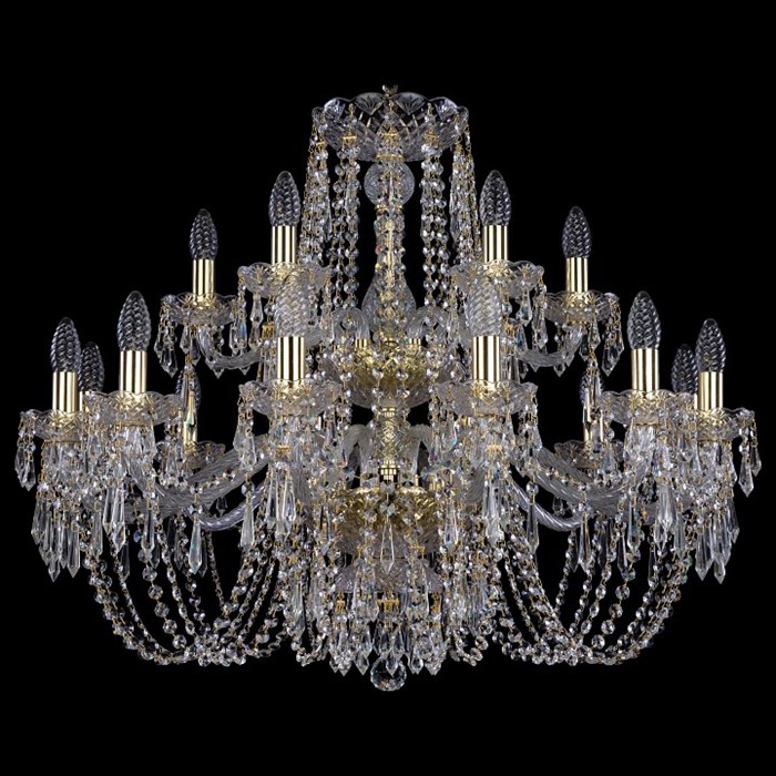Подвесная люстра Bohemia Art Classic 11.23 11.23.12+6.300.2d.Gd.Dr - фото 4932767