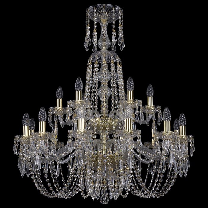 Подвесная люстра Bohemia Art Classic 11.23 11.23.12+6.300.2d.XL-96.Gd.Dr - фото 4932777