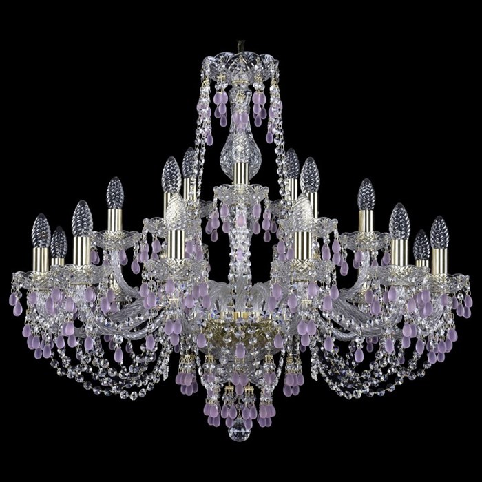 Подвесная люстра Bohemia Art Classic 11.24 11.24.12+6+3.300.Gd.V7010 - фото 4932915