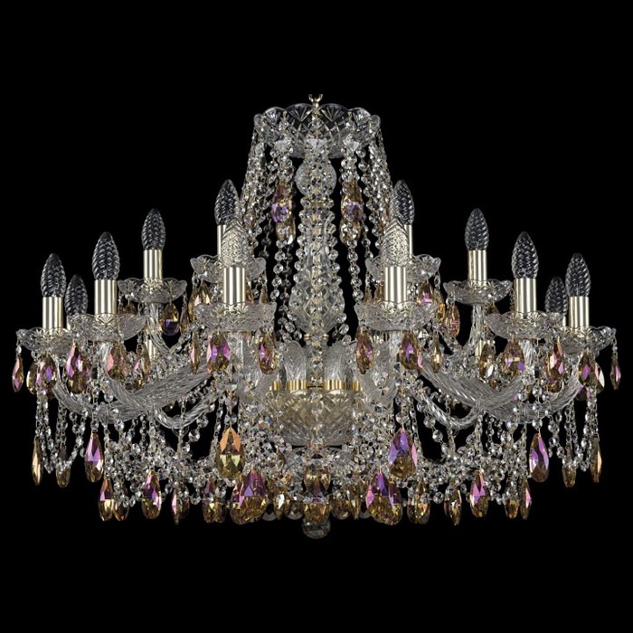 Подвесная люстра Bohemia Art Classic 11.25 11.25.12+6.300.Gd.Sp.K777 - фото 4933008