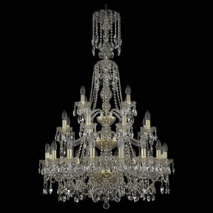 Подвесная люстра Bohemia Art Classic 11.25 11.25.16+8+4.300.3d.XL-130.Gd.Sp - фото 4933034