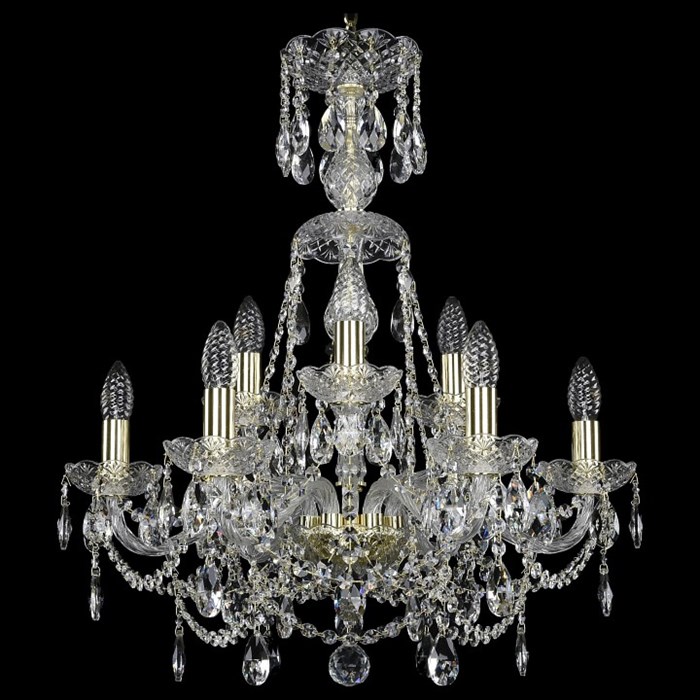 Подвесная люстра Bohemia Art Classic 11.25 11.25.6+3.200.XL-66.Gd.Sp - фото 4933092
