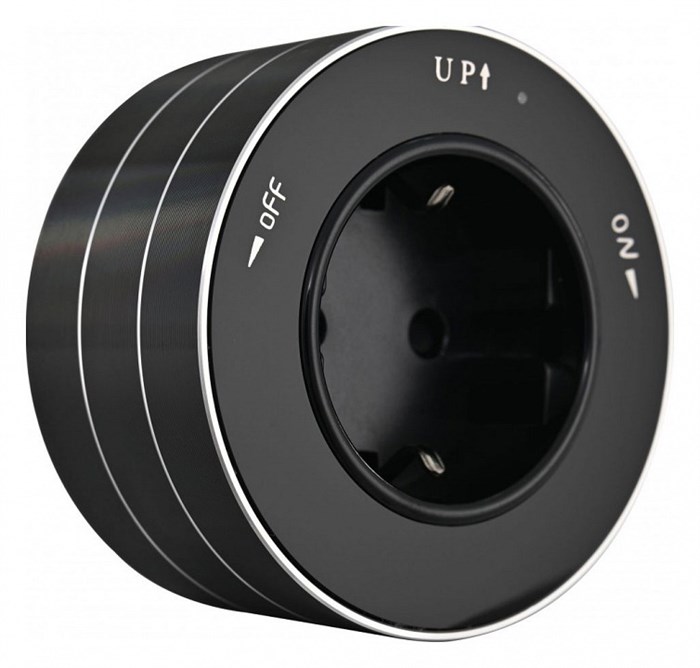 Розетка с заземлением на треке Arte Milano Am-track-sockets 380011TS/ES Black - фото 4933677