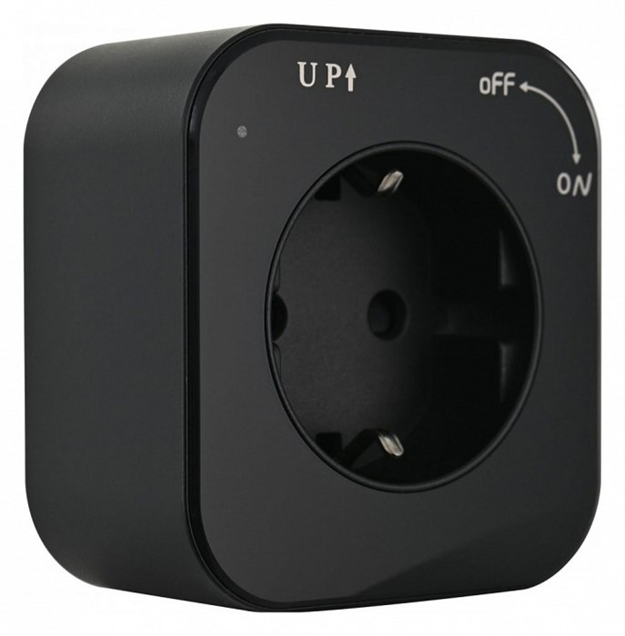 Розетка с заземлением на треке Arte Milano Am-track-sockets 380022TS/ES Black - фото 4933827