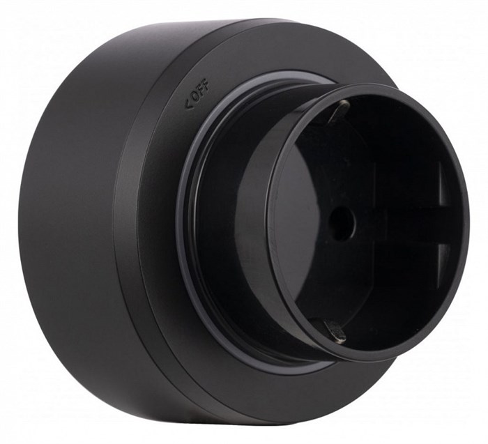 Розетка с заземлением на треке Arte Milano Am-track-sockets-39 397951TS/ES Black - фото 4933885