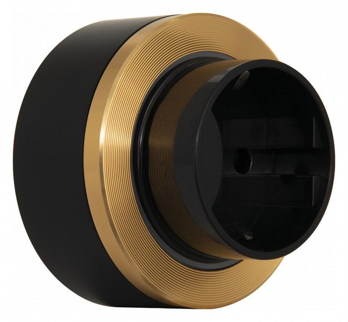 Розетка с заземлением на треке Arte Milano Am-track-sockets-39 397952TS/ES Gold - фото 4933941
