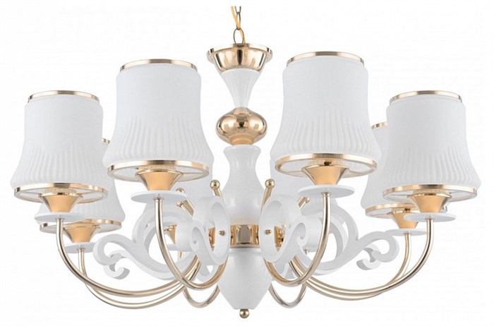 Подвесная люстра Arte Milano Florentia-1097 301097/8 Wh/Gd - фото 4934668