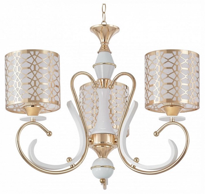 Подвесная люстра Arte Milano Florentia-1237 301237/3 Wh/Gd - фото 4934689