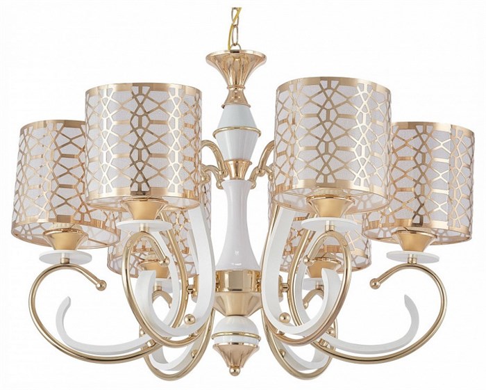 Подвесная люстра Arte Milano Florentia-1237 301237/6 Wh/Gd - фото 4934699