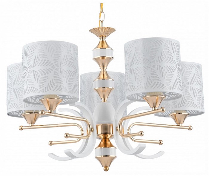 Подвесная люстра Arte Milano Florentia-2097 302097/5 Wh/Gd - фото 4934767