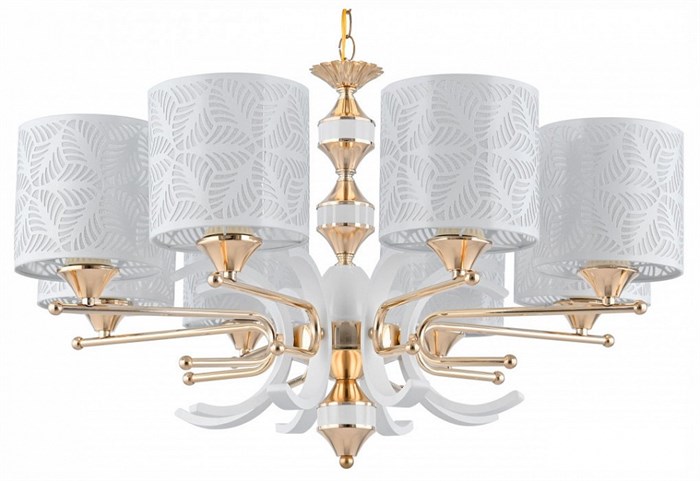 Подвесная люстра Arte Milano Florentia-2097 302097/8 Wh/Gd - фото 4934789