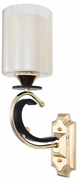 Бра Arte Milano Florentia-2237 302237/1W Bk/Gd - фото 4934799
