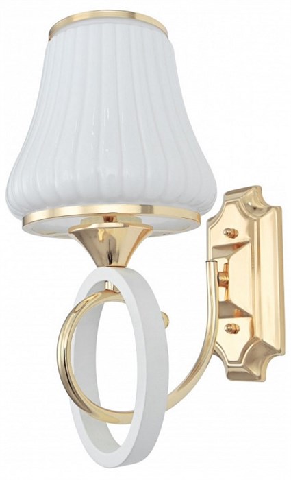 Бра Arte Milano Florentia-2387 302387/1W Wh/Gd - фото 4934804