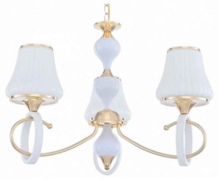 Подвесная люстра Arte Milano Florentia-2387 302387/3 Wh/Gd - фото 4934809