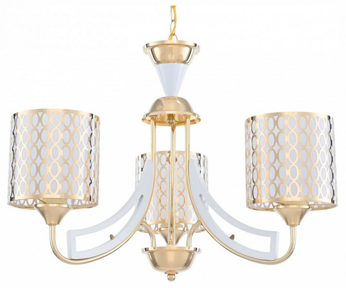 Подвесная люстра Arte Milano Florentia-3387 303387/3 Wh/Gd - фото 4934918