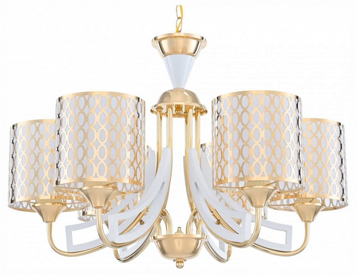 Подвесная люстра Arte Milano Florentia-3387 303387/6 Wh/Gd - фото 4934938