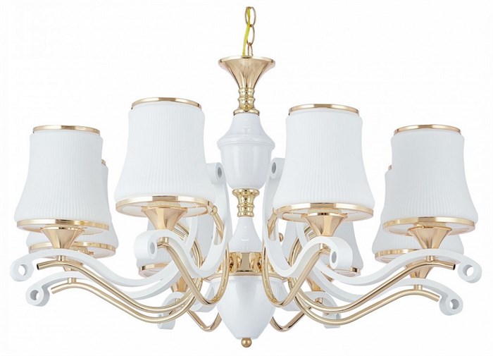 Подвесная люстра Arte Milano Florentia-3987 303987/8 Wh/Gd - фото 4934963