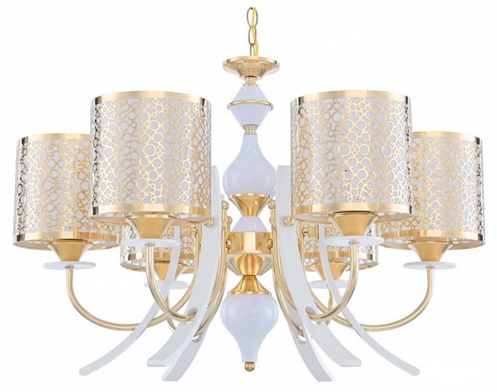 Подвесная люстра Arte Milano Florentia-6067 306067/6 Wh/Gd - фото 4935053